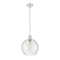 Z-Lite Margo 1 Light Pendant, Polished Nickel And Clear Seedy 7501P14-PN - alternate 6